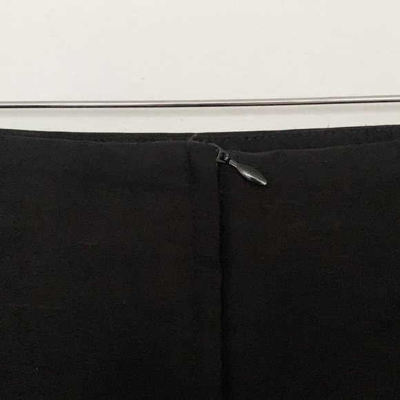 H&M Black Pencil Skirt High Waist Knee Length Size 8 - Picture 6 of 9